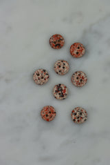 Unikke håndlavede knapper i keramik 10 mm