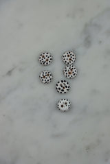 Unikke håndlavede knapper i keramik 10 mm