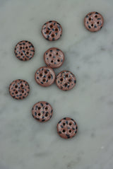 Unikke håndlavede knapper i keramik 18 mm