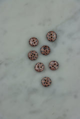 Unikke håndlavede knapper i keramik 10 mm