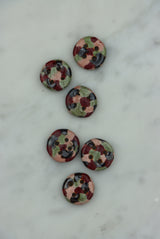 Unikke håndlavede knapper i keramik 18 mm