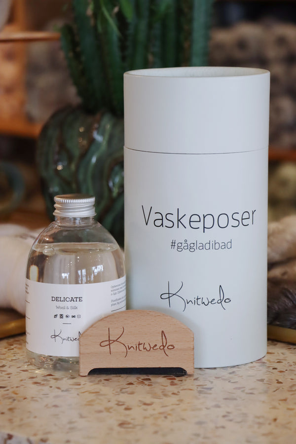 Plejesæt til strik