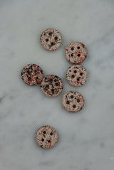Unikke håndlavede knapper i keramik 18 mm