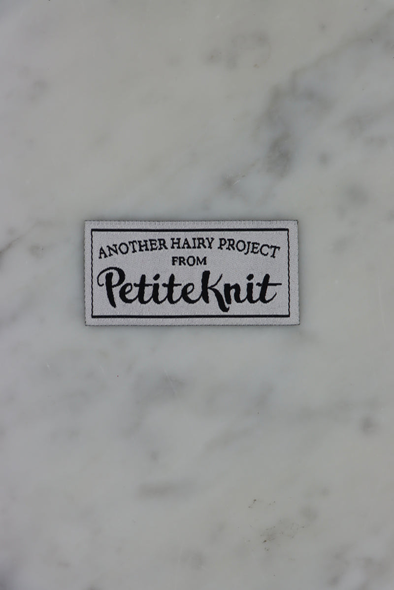 Petiteknit labels flere varianter